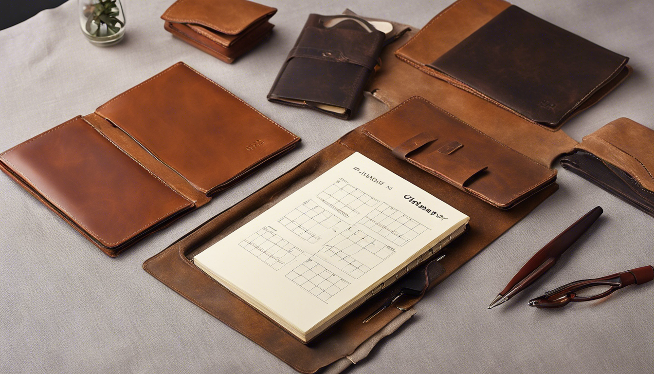 Deri Kapaklı Takvimli Ajanda: Zamanınızı Daha Verimli Kullanmanızı Sağlayan İdeal Bir Yardımcı