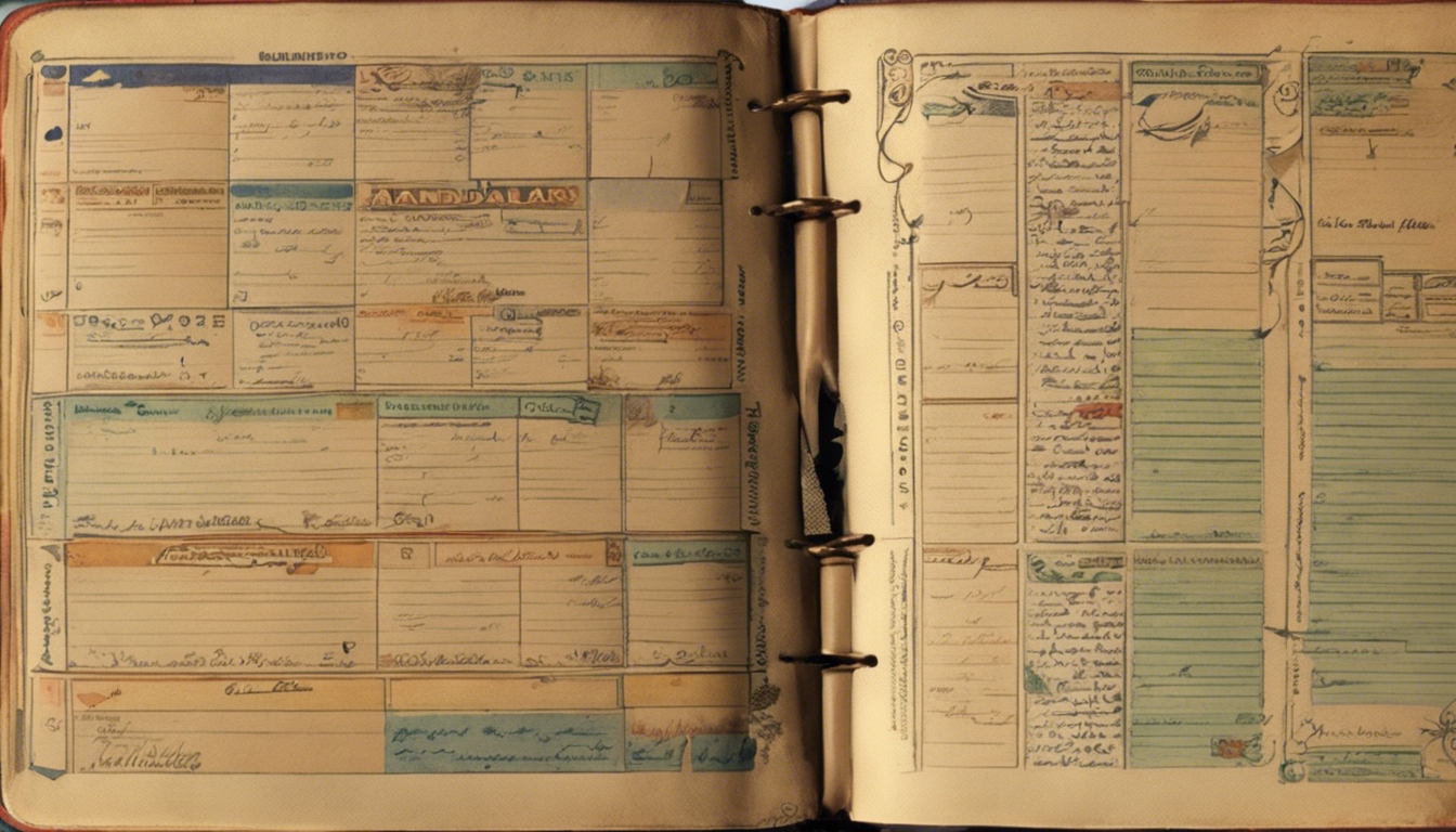 Vintage Ajandalar ile Organize Olmanın Yolları