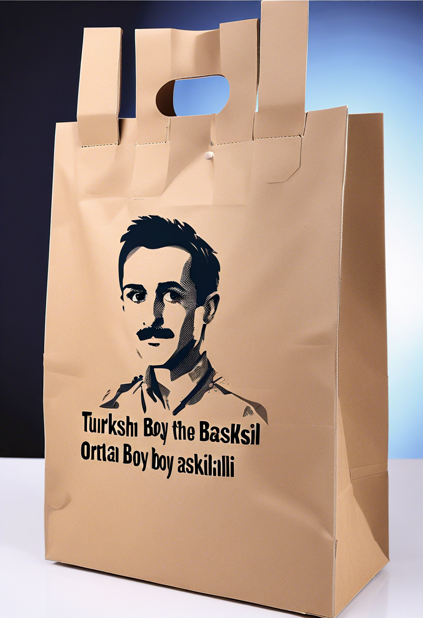 Orta Boy Baskılı Karton Çanta