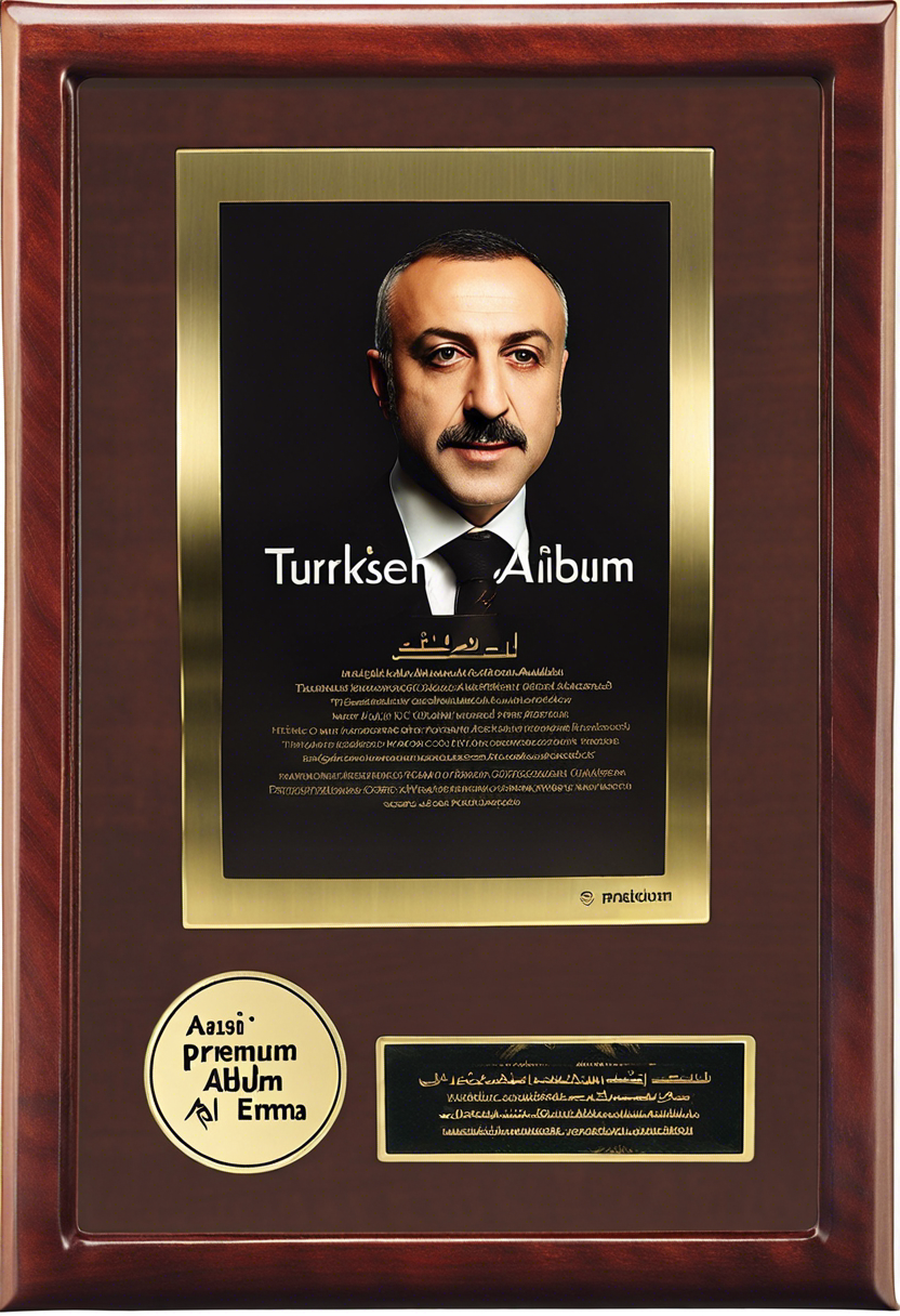 Premium Ahşap Albüm Plaket